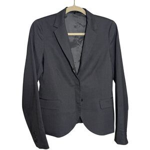 Theory Grey Wool Blend Badelia Blazer Women's Sz. 8